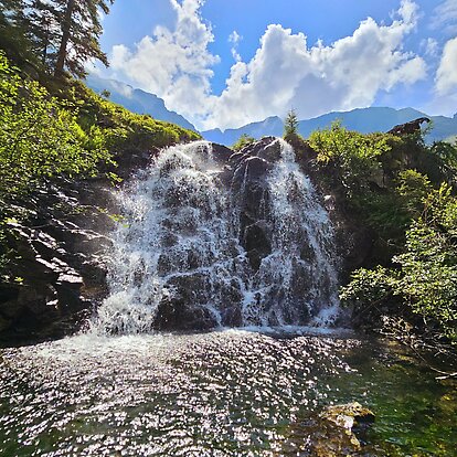 Wasserfall im Tal der Seen