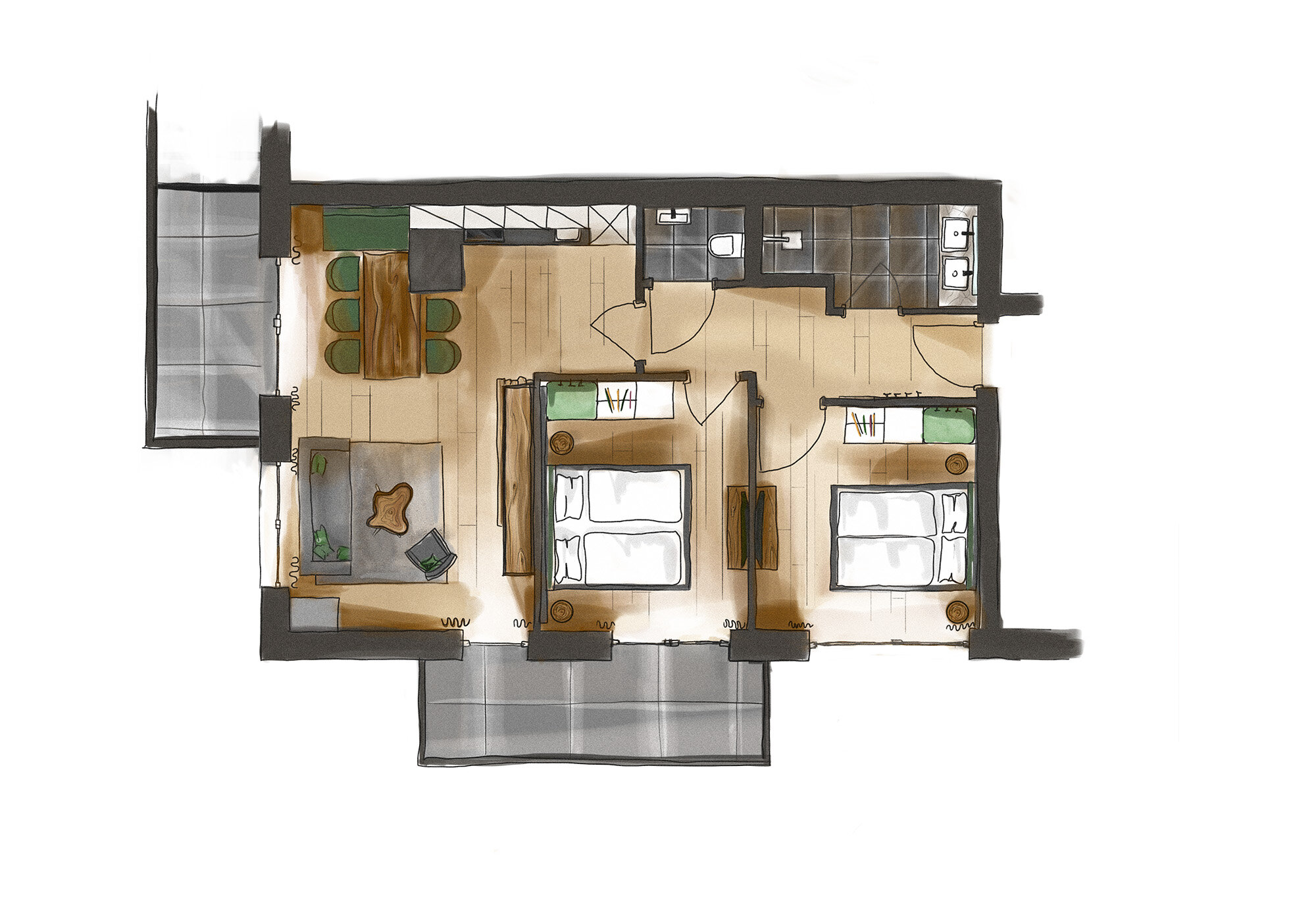Apartment "Sunnyside" Gumpenlodge Apartments